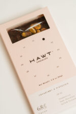 HAWT CHOCOLATE CRANBERRY AND SALTED PISTACHIO 68% DARK CHOCOLATE BAR