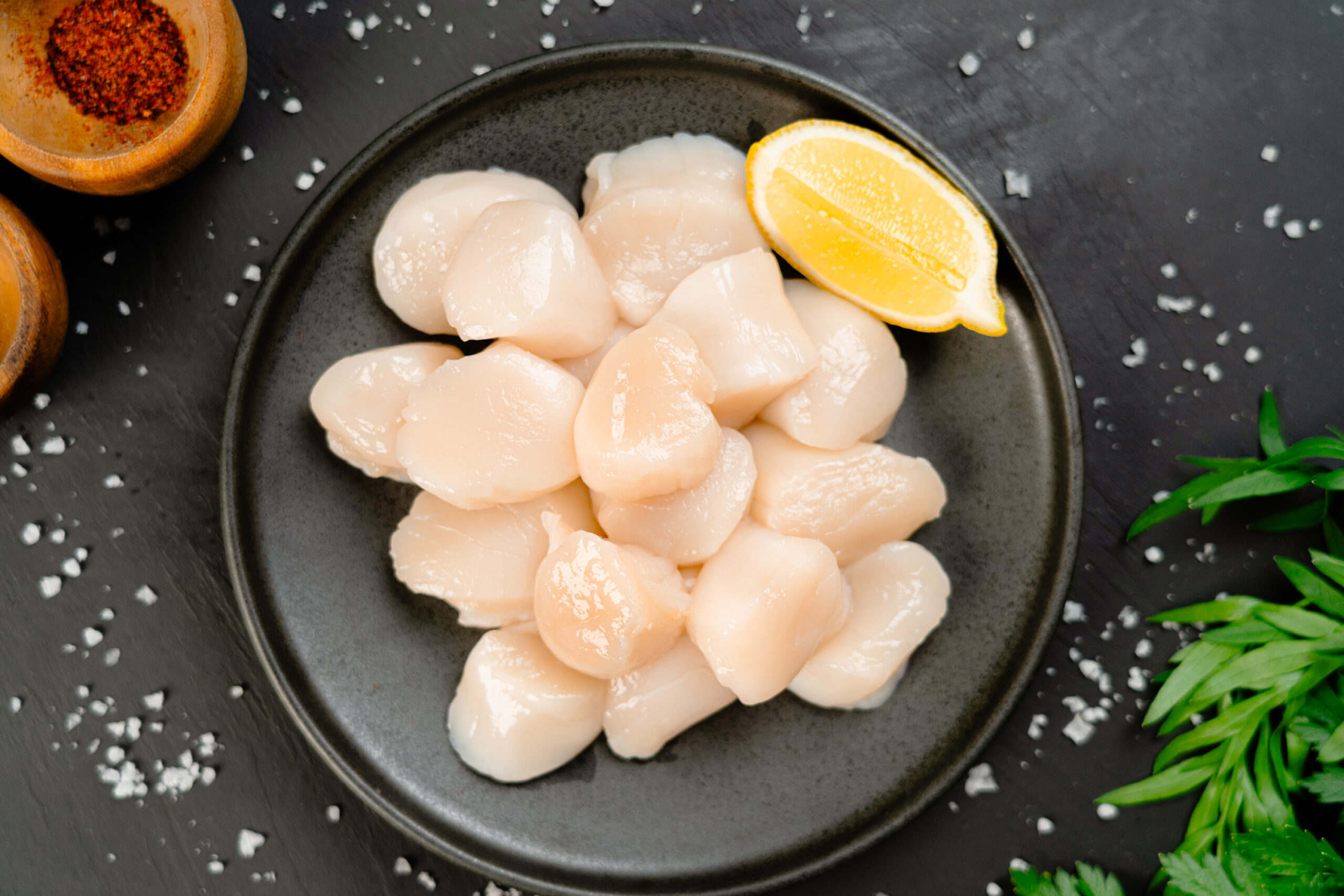 SCALLOPS 3 GRAND BANKS 10/20 WILD CAUGHT SEA SCALLOPS (1.0 LB) - Image 1