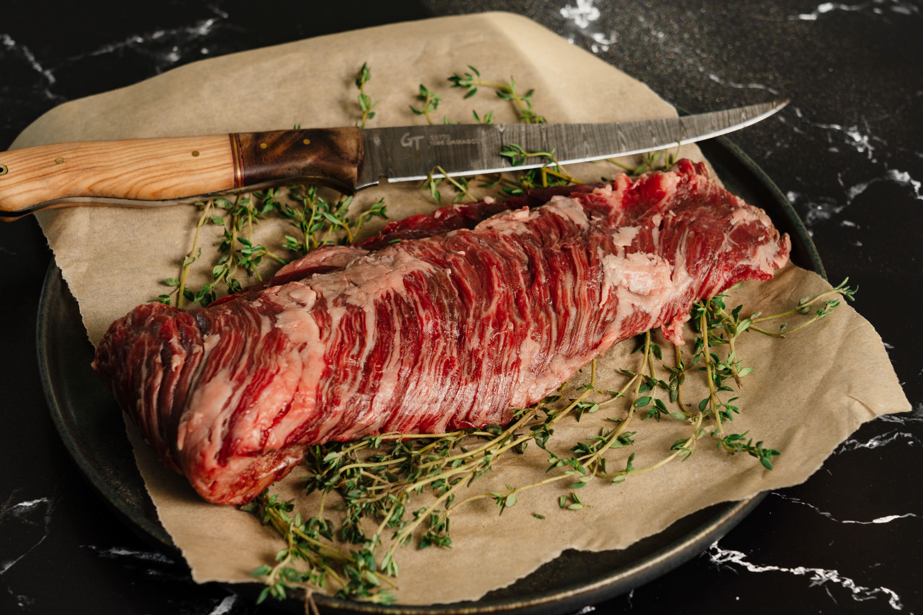 STRIP STEAK 1 100% FULLBLOOD WAGYU SKIRT STEAK (0.75LBS) - Image 1