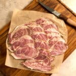 SMOKED BERKSHIRE PORK JOWL (GUANCIALE) (1 LB)